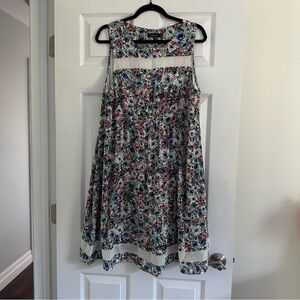 Size XL Stork & Babe Floral Flowy Maternity Midi Dress